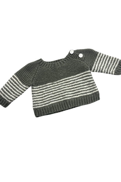 Babies striped knit jumper