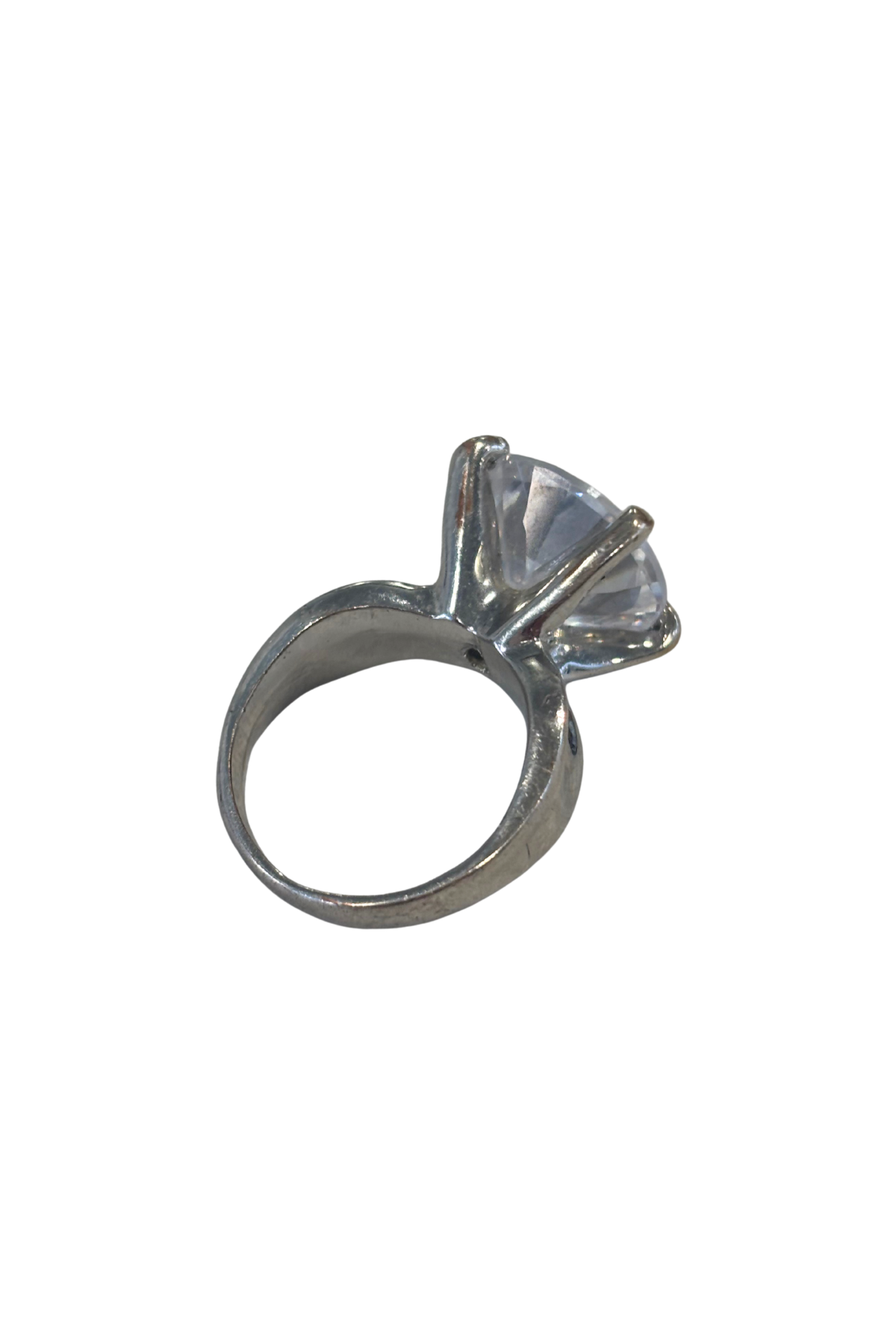 Blingy cubic zirconium ring
