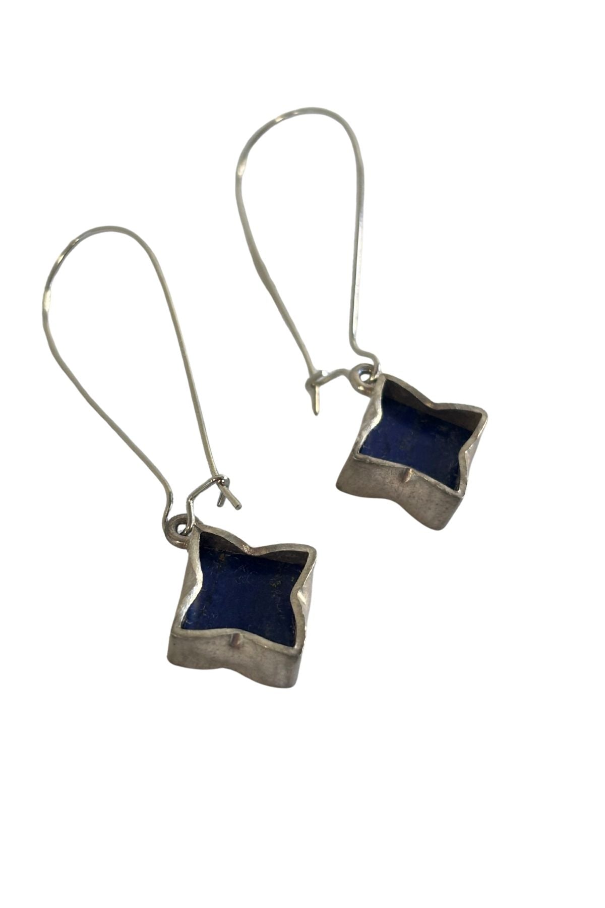 925 Silver + Lapis Lazuli designer earrings
