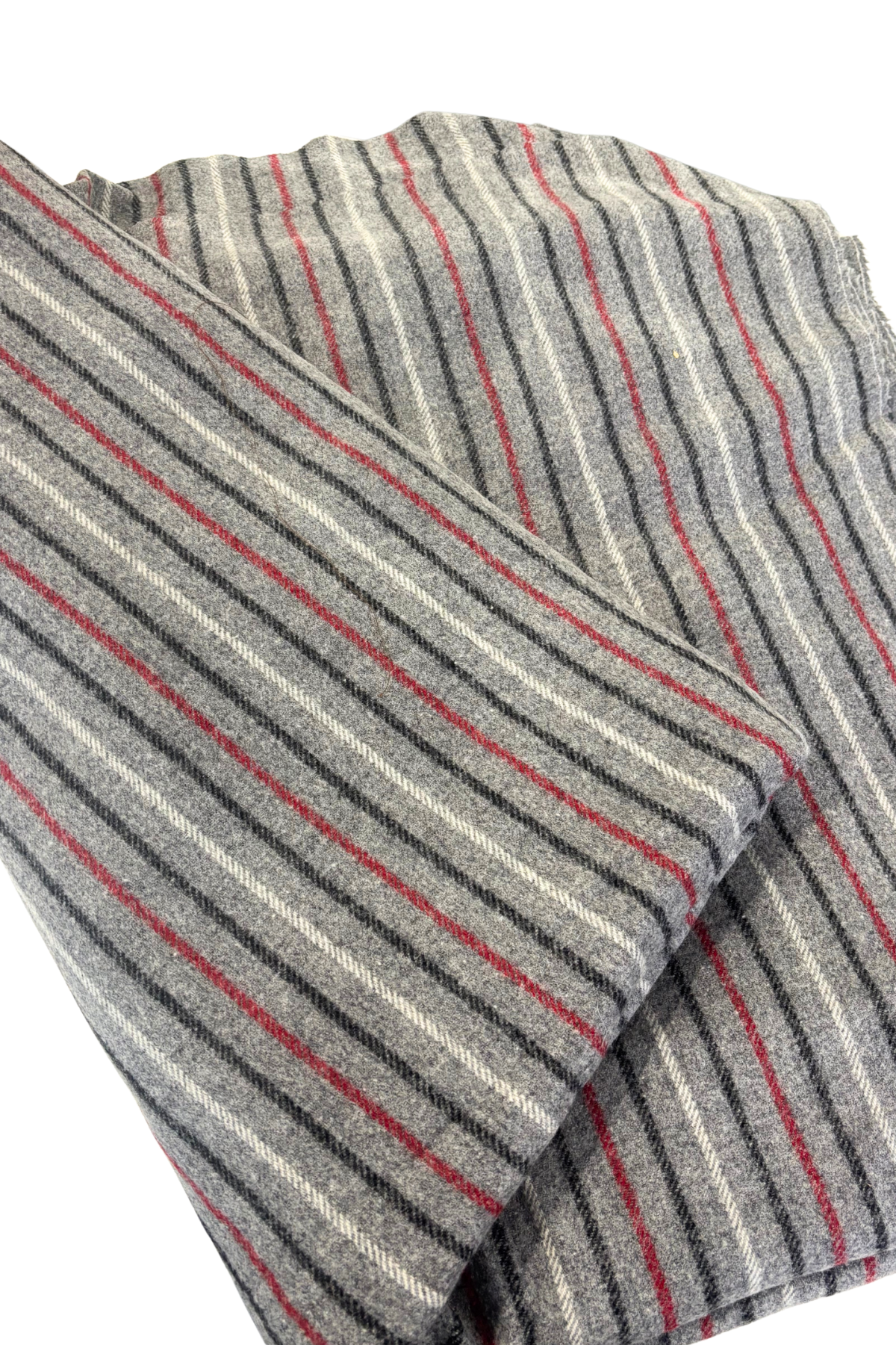 Striped wool fabric, 5m