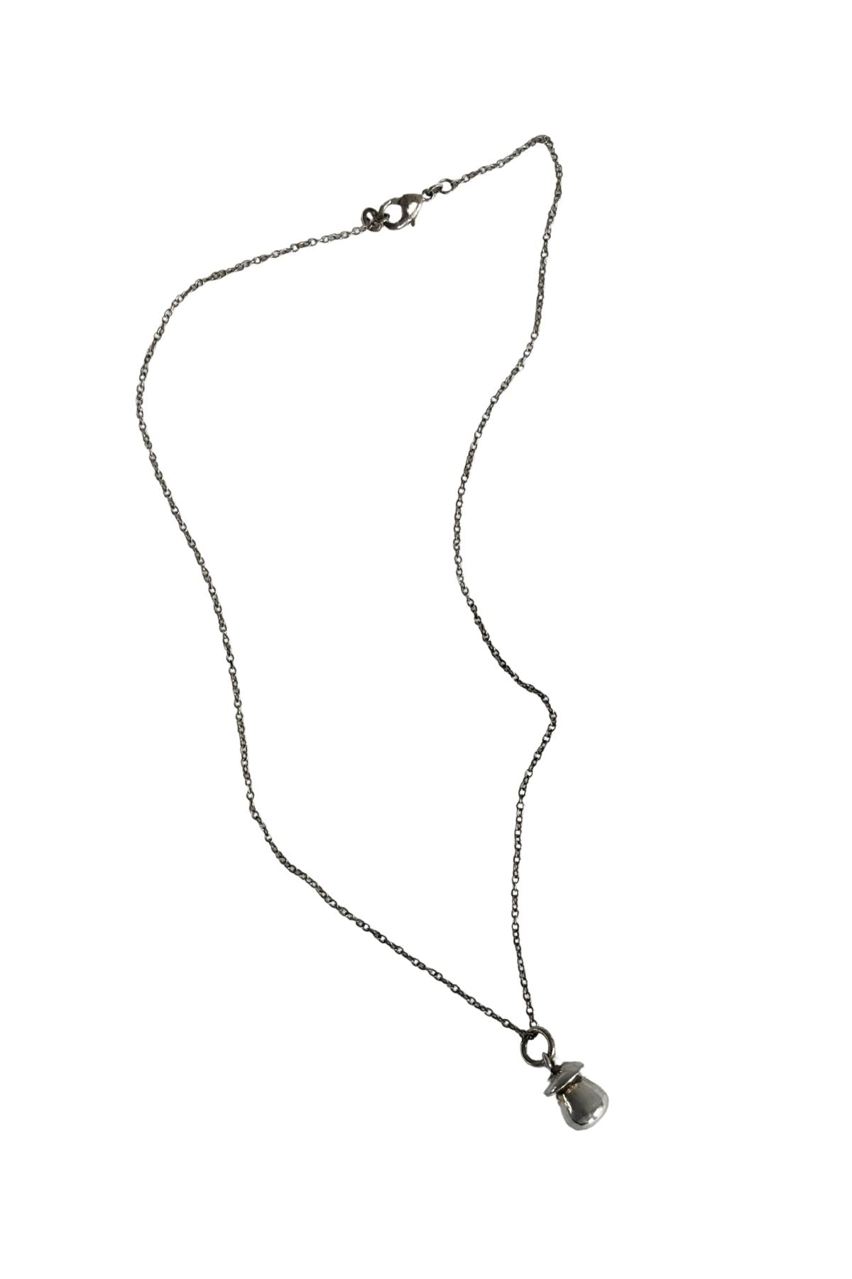 925 Silver mushroom necklace