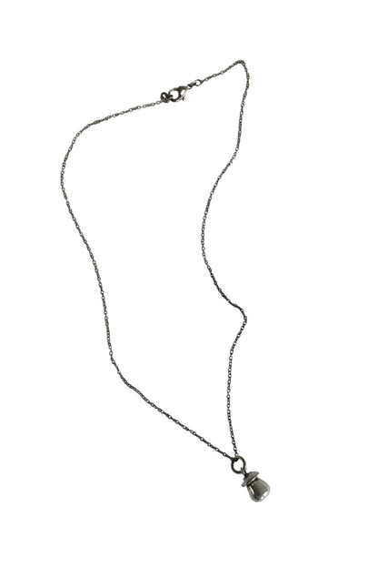 925 Silver mushroom necklace