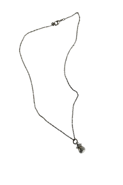 925 Silver mushroom necklace