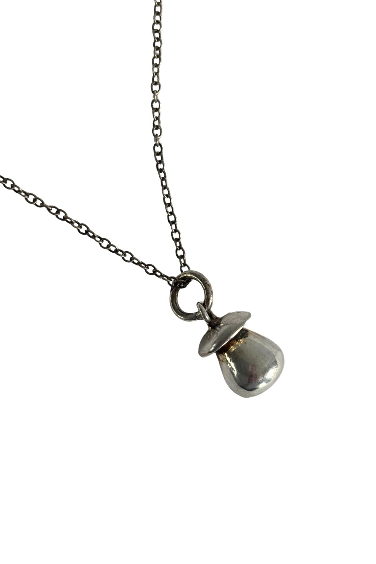 925 Silver mushroom necklace