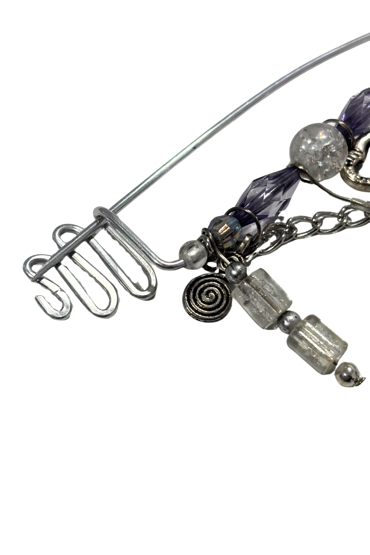 Large dangly charm pin