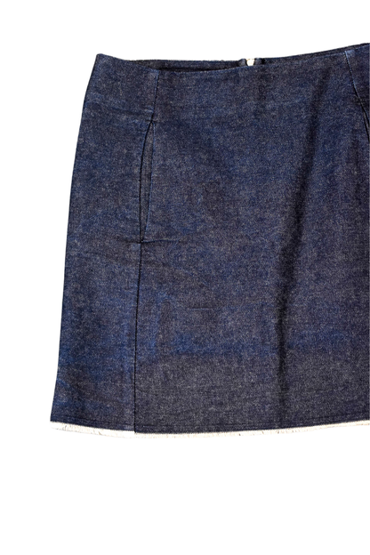 Ricochet NZ made denim mini skirt, 6