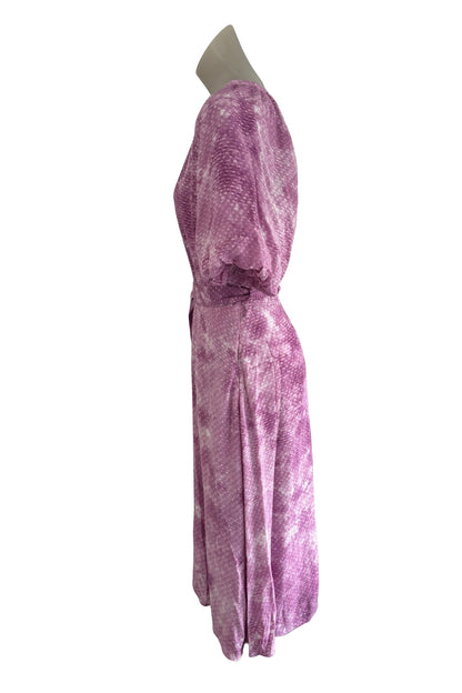 David Lawrence purple maxi dress, 8