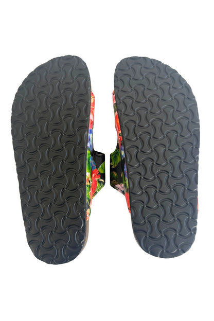 Life & Sole floral slide sandals, 5