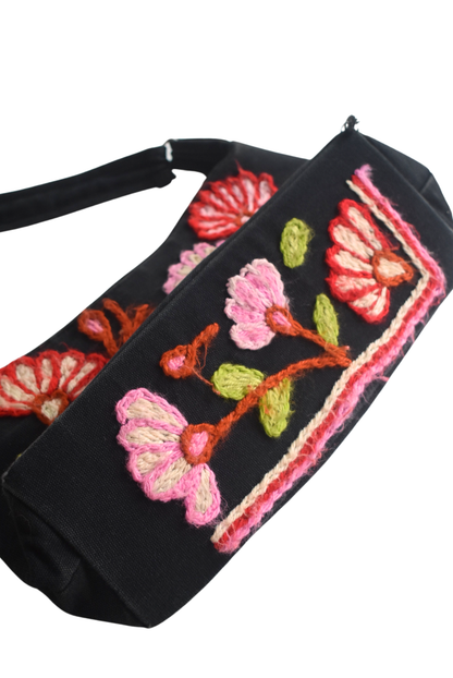 Louis Thomas embroidered canvas bag