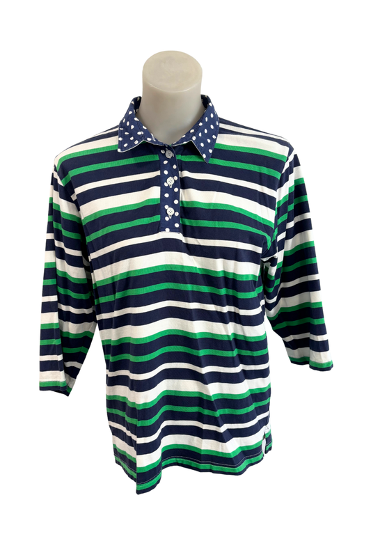 Crocket Collection NZ Designer funky collared Shirt, XS