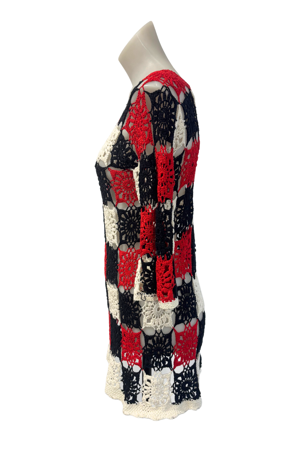 Handmade crochet dress, S