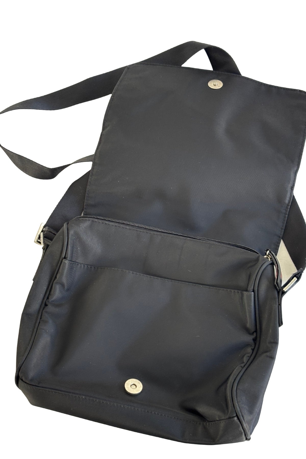 Vintage 1999 Prada pocket square messenger bag