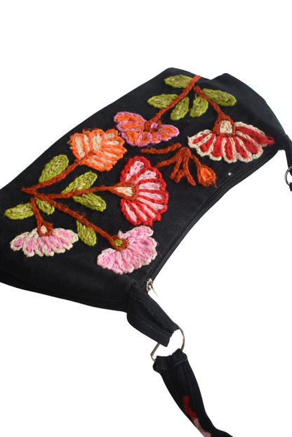 Louis Thomas embroidered canvas bag