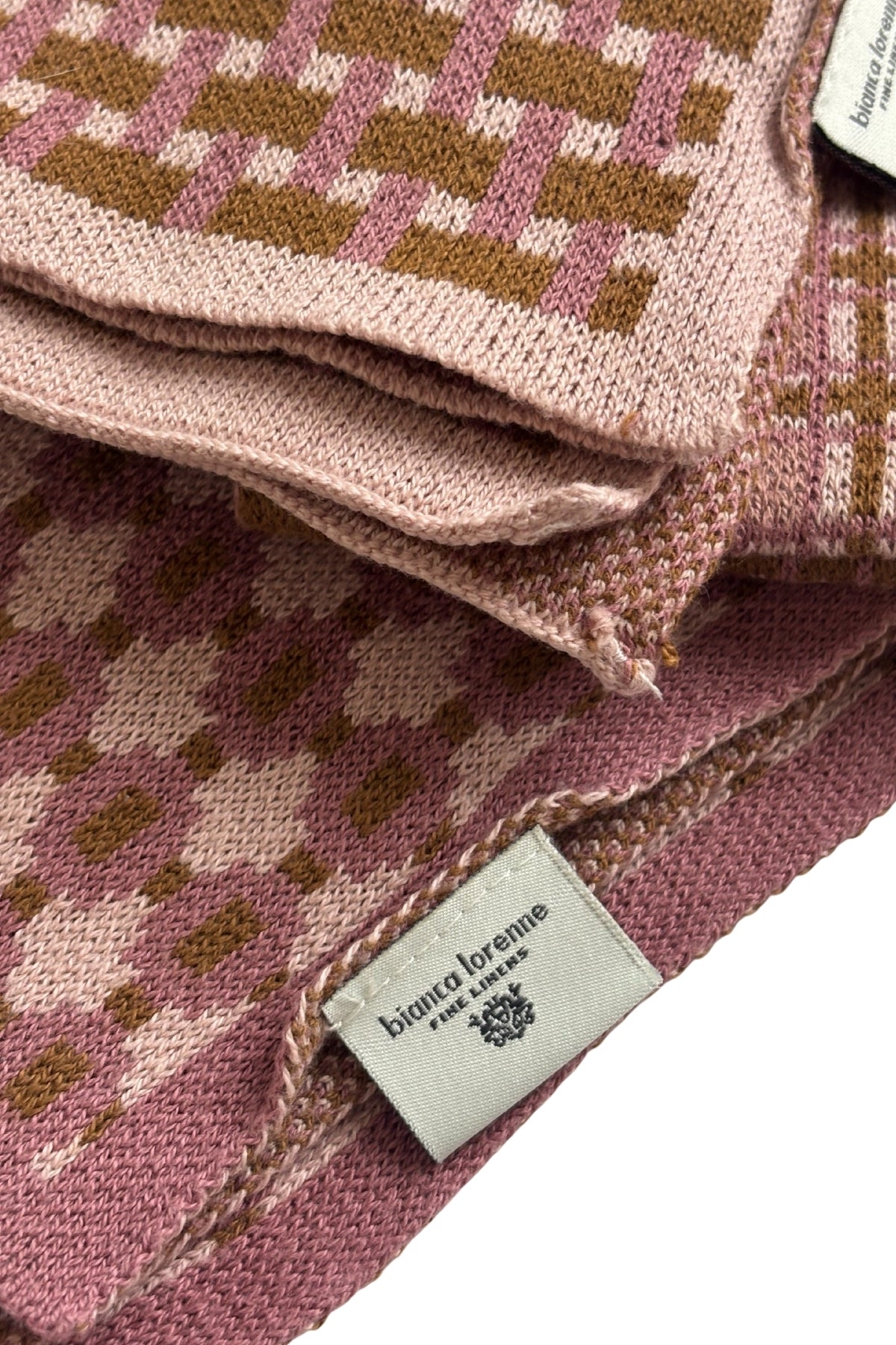 Bianca Lorenne Basento Rose Gold Washcloths - Set of Three