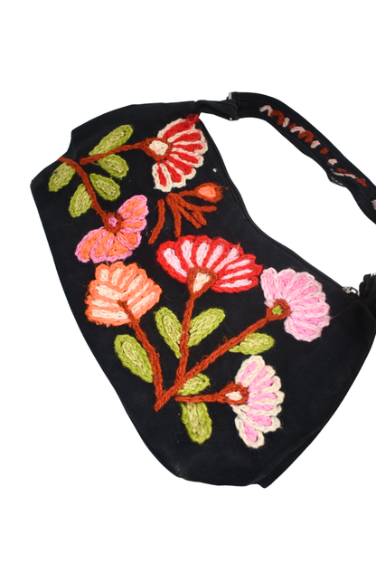 Louis Thomas embroidered canvas bag