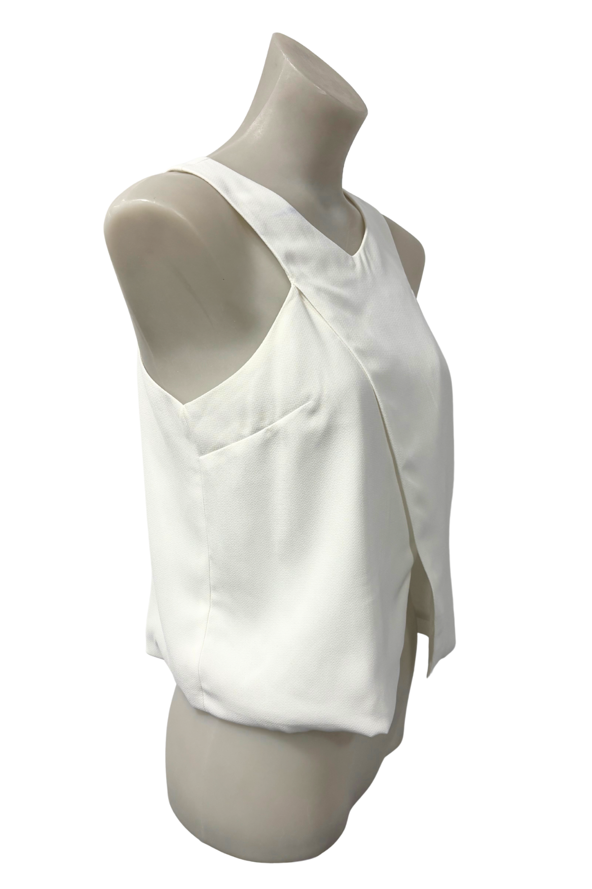 Tempt asymmetrical cropped tank top, 8