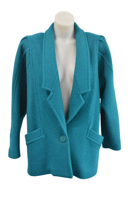 1980's Jouret vibrant wool blazer, 6