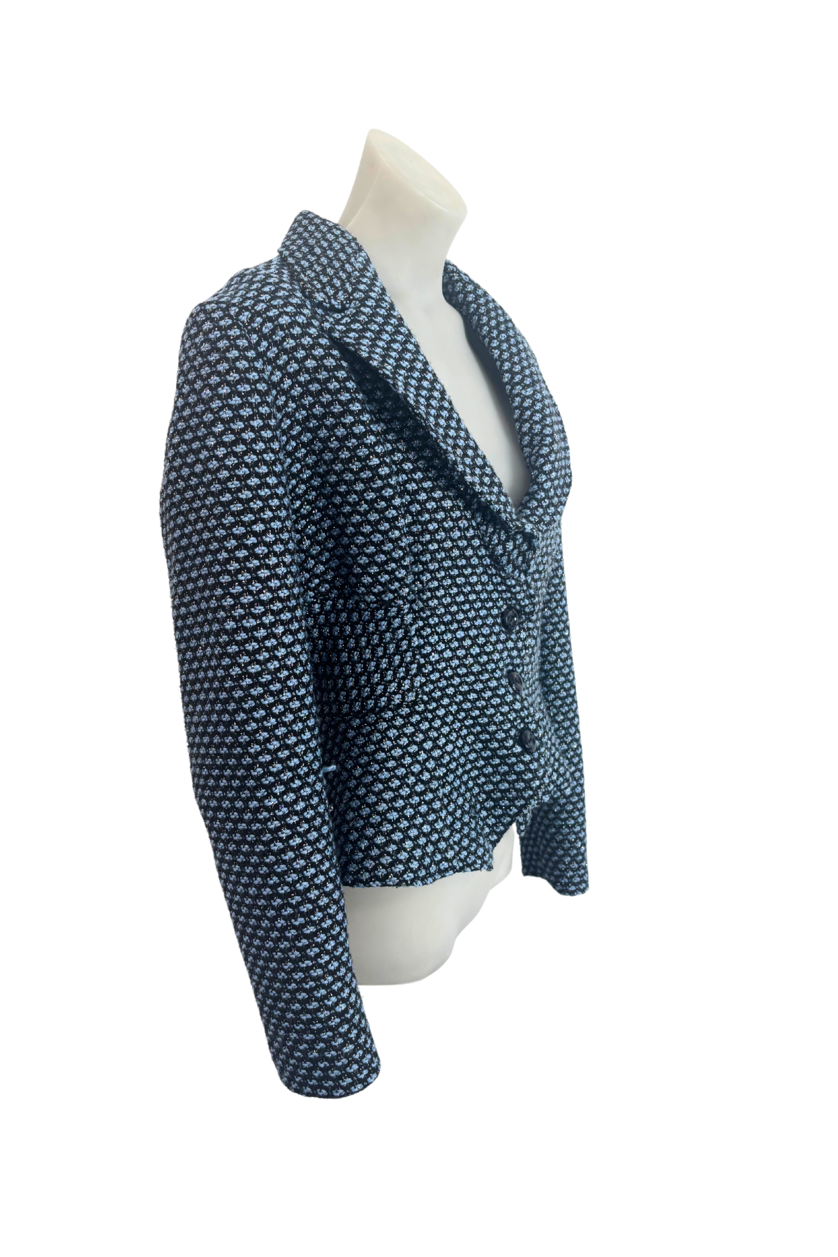 Sparkly Cropped Blazer, S