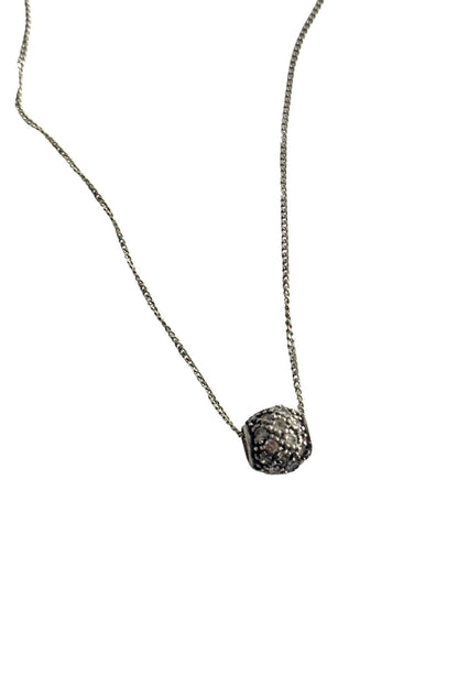 925 Silver glitzy charm necklace