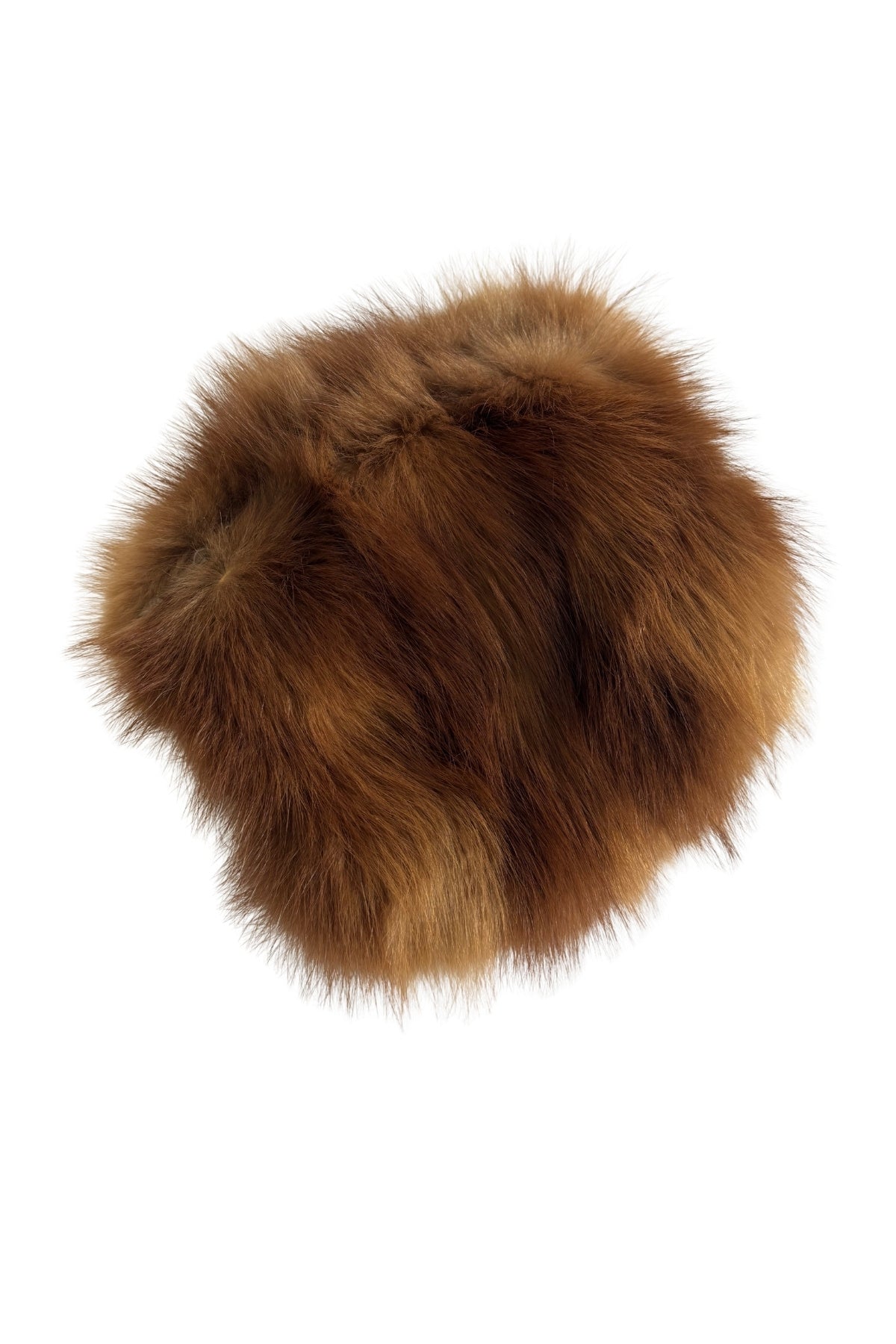 Fur zipper pouch