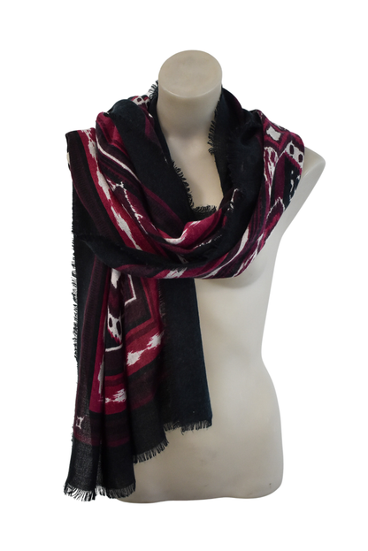 Tribal print scarf