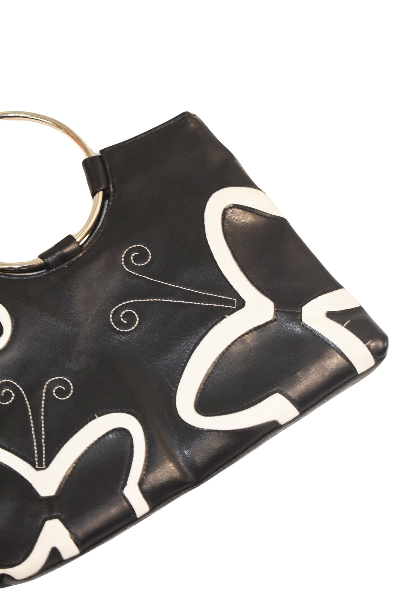 Adorable faux leather butterfly bag