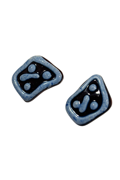 Cute clay blob earrings