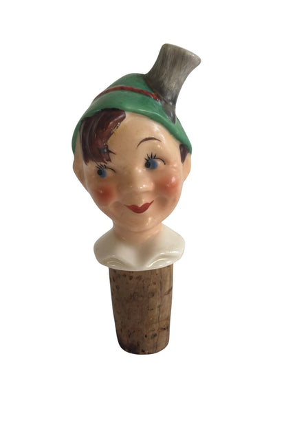 1930's German Bavarian bottle stopper Goebel porcelain