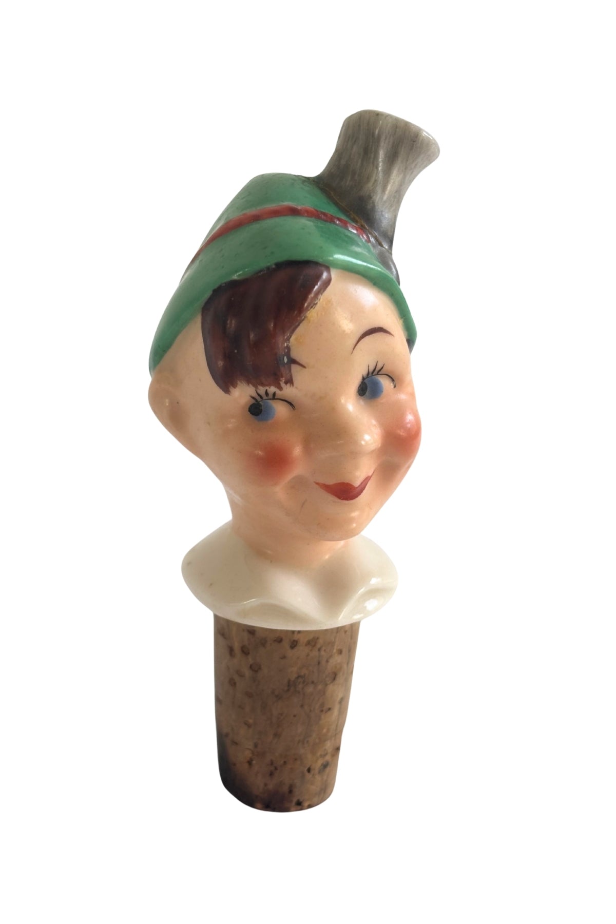 1930's German Bavarian bottle stopper Goebel porcelain