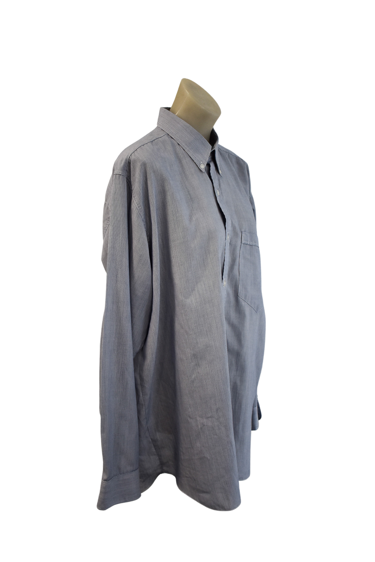 Manhattan NZ made striped dress shirt, XL