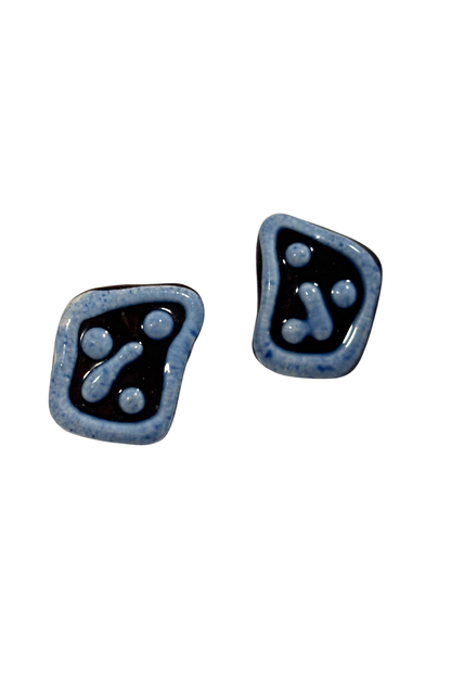 Cute clay blob earrings
