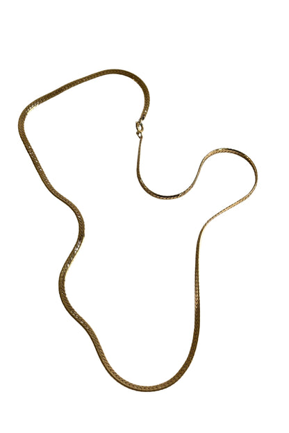 Gold plated S-chain necklace