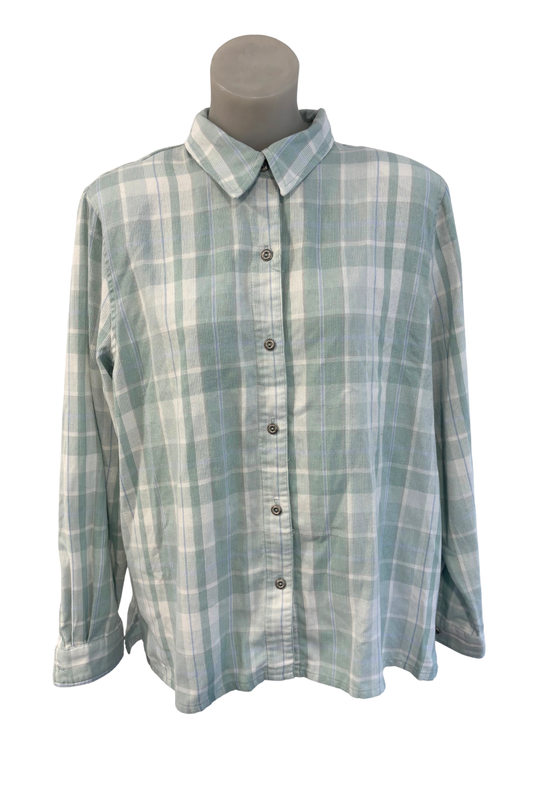 Alfred Dunner plaid button up, 16