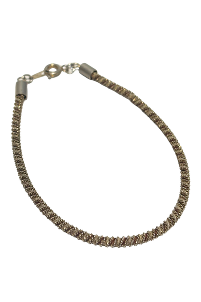 Tri coloured twist bracelet