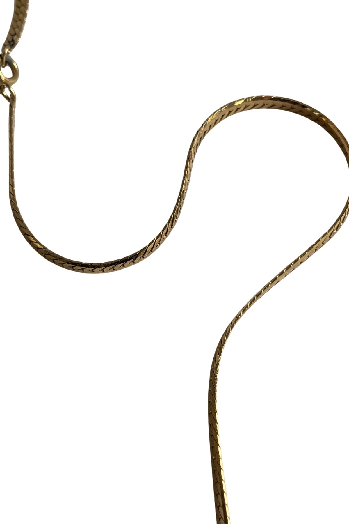 Gold plated S-chain necklace