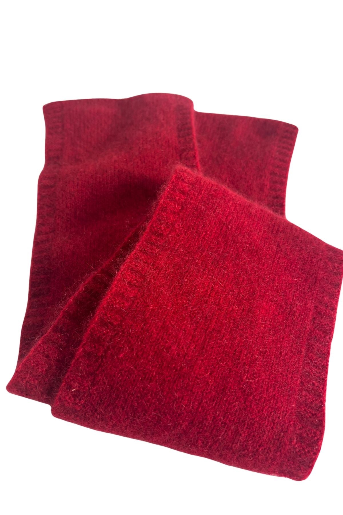 Gorgeous red possum merino scarf