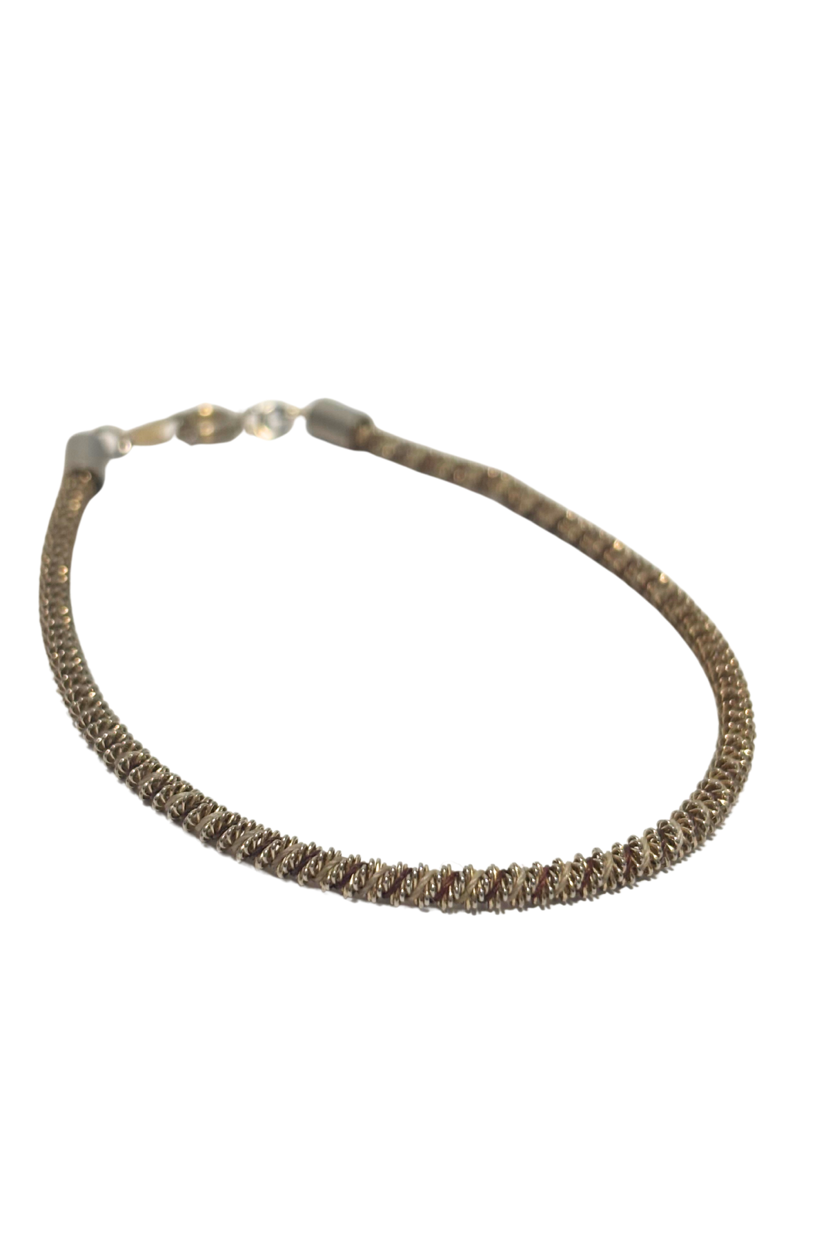 Tri coloured twist bracelet