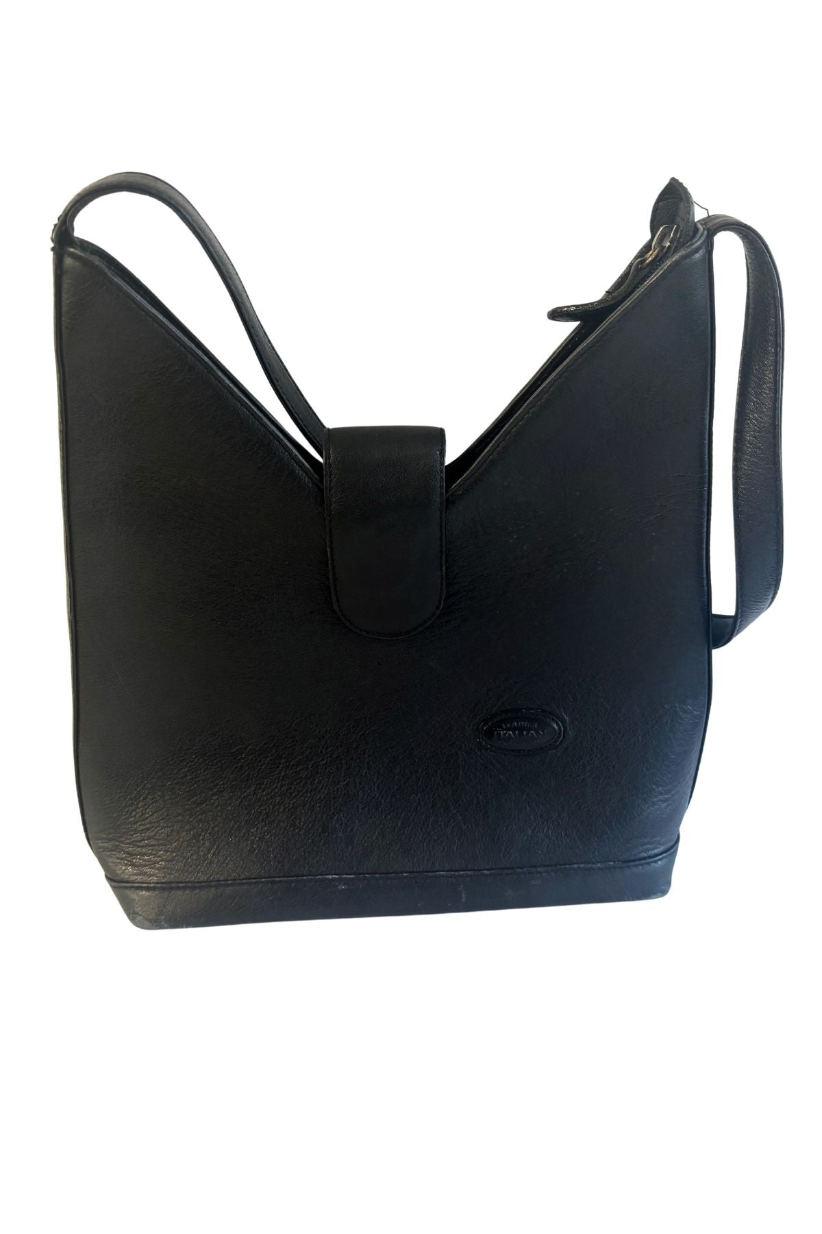 Genuine Italian Leather black handbag