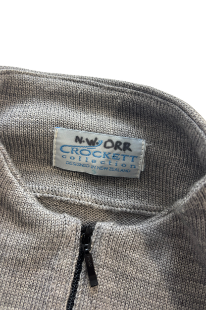Crockett NZ made 100% wool vest, S