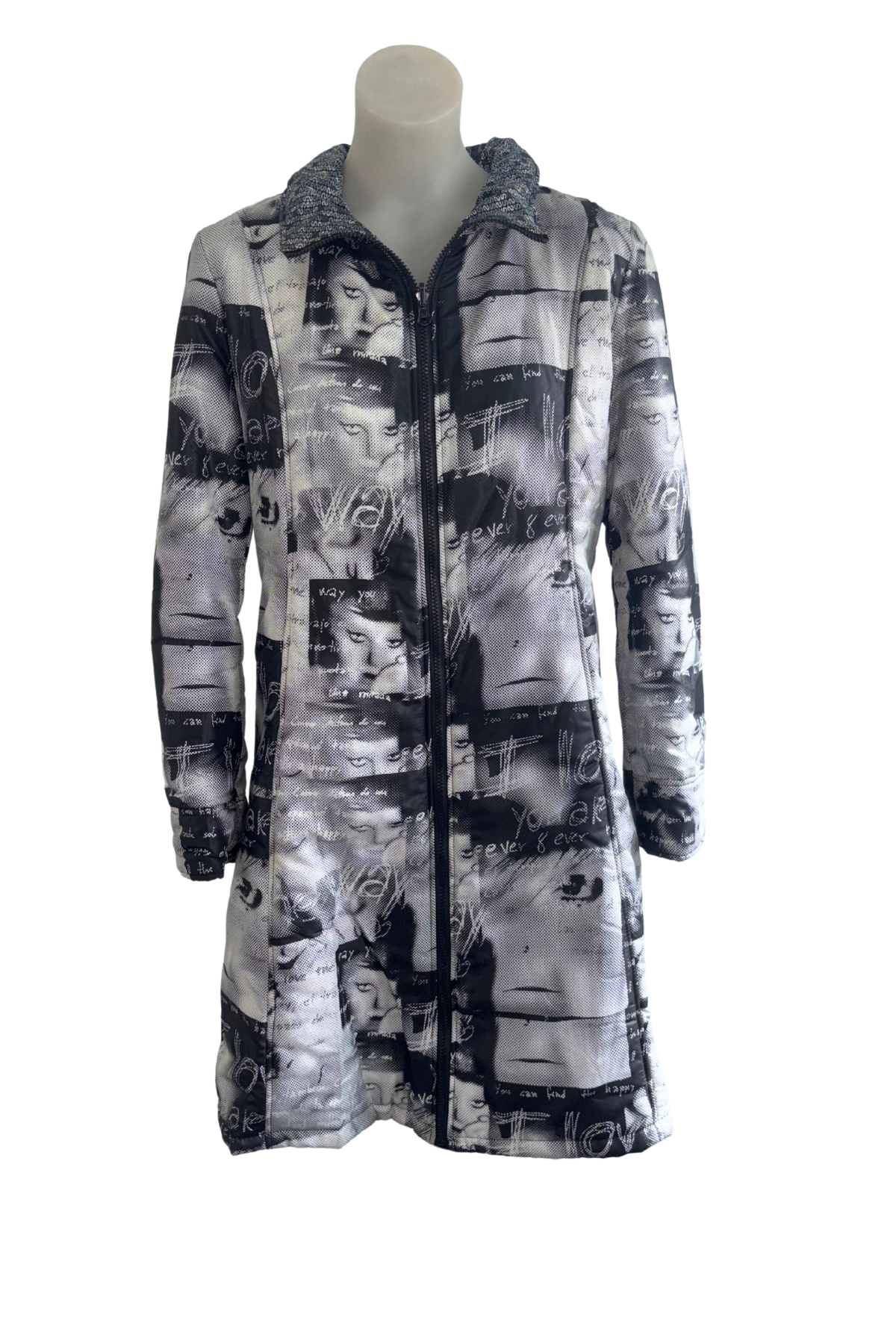 Desigual reversible puffer coat, M