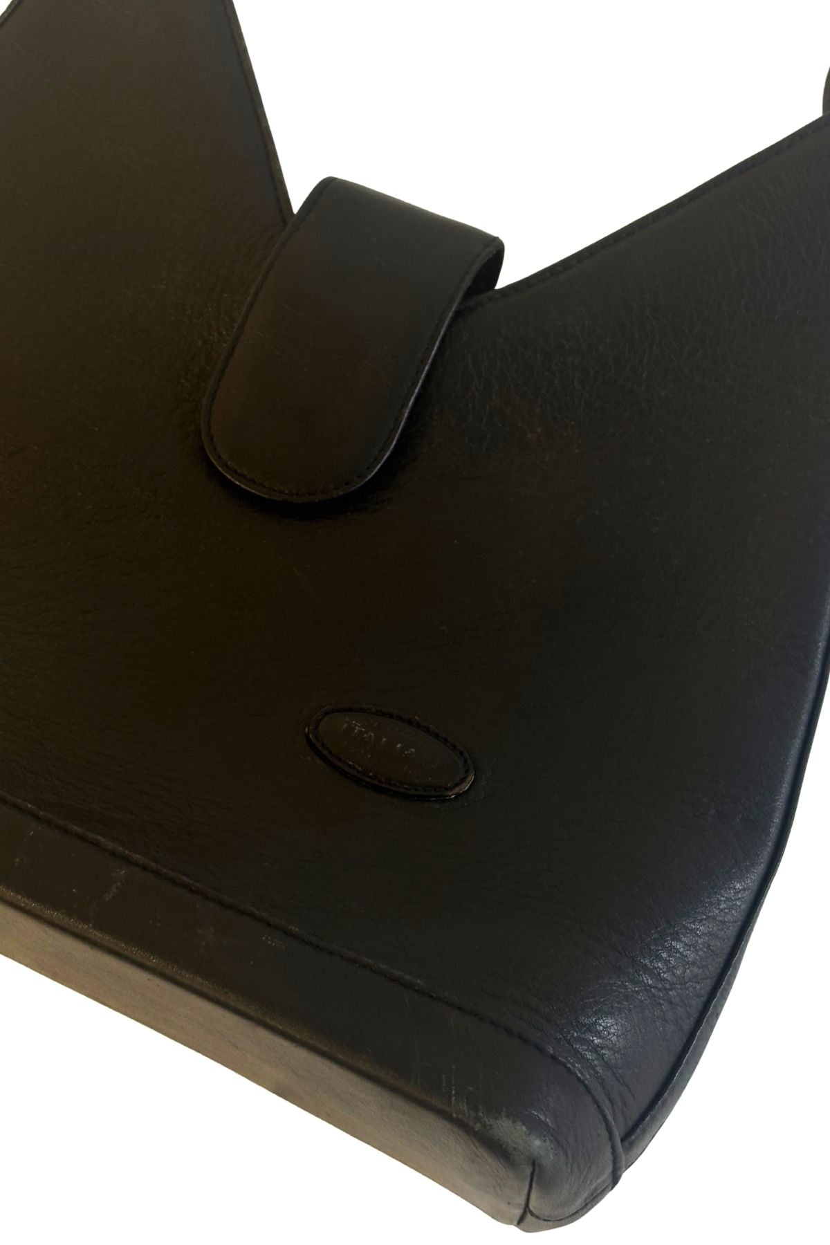 Genuine Italian Leather black handbag