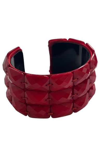 Red diamante arm band