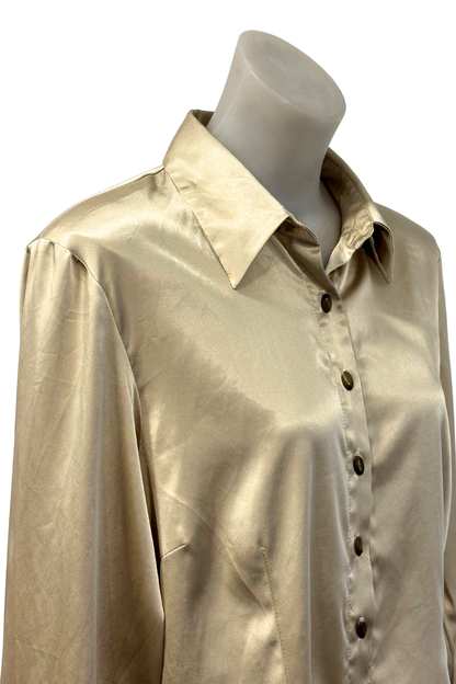 Blase vintage NZ made satin blouse, 14