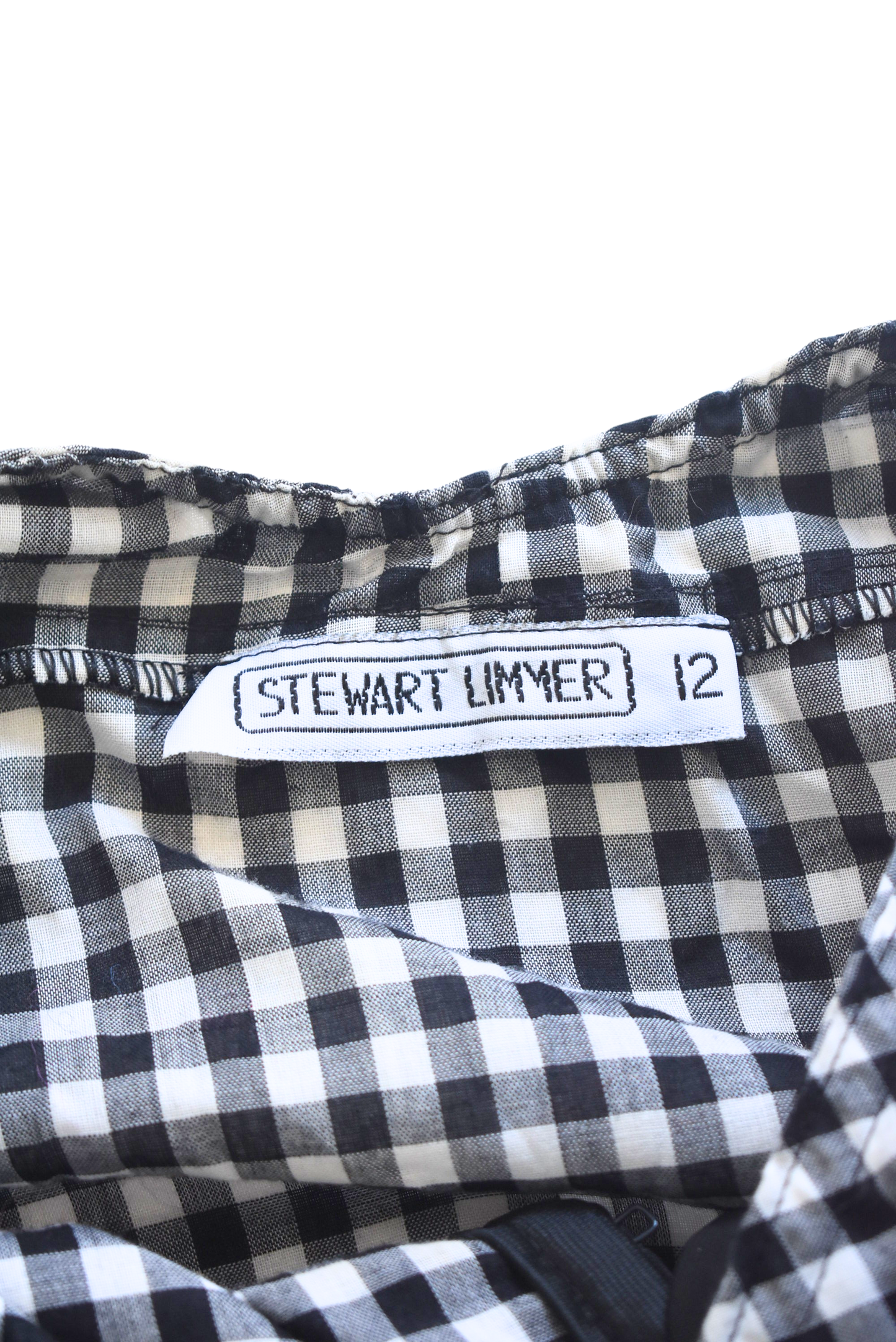 Stewart Limmer NZ made checkered dress, 12