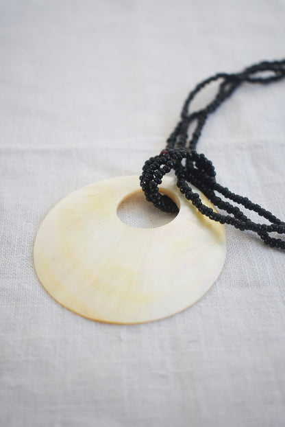 Shell statement necklace