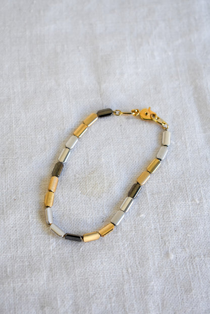 Beautifully made Tri toned bracelet