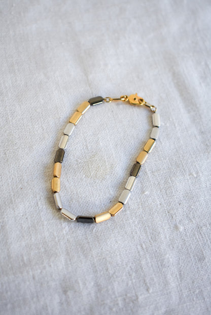 Beautifully made Tri toned bracelet