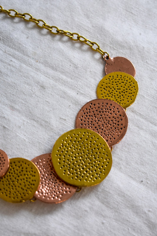 Bubbles statement necklace