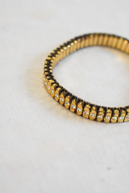 Glitzy gold toned bracelet
