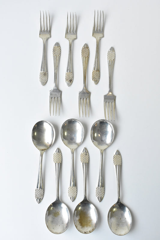 EPNS Dessert cutlery set